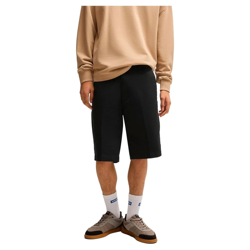 HUGO Men's Dante242 10259223 01 Shorts_Flat, Black001,