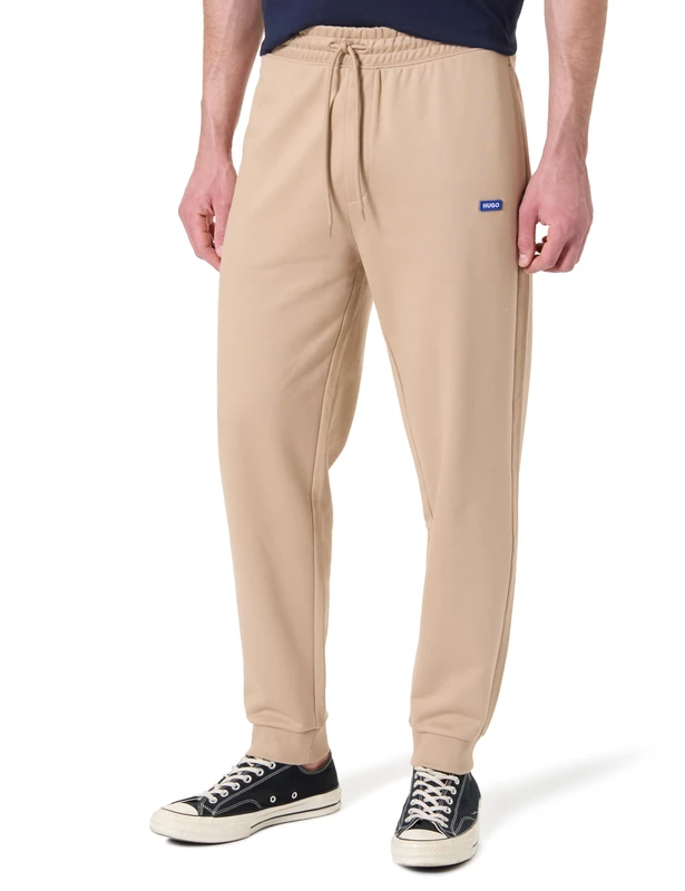 HUGO Men's Napin 10249110 01 Jersey_Trousers, Medium Beige269,