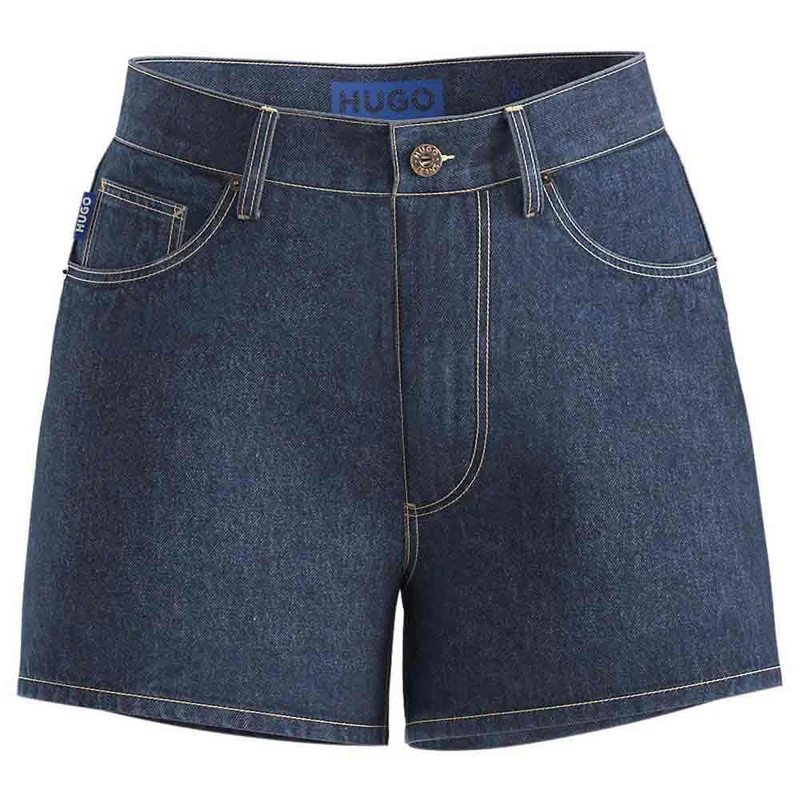 HUGO Women's Gimusa_B 10270454 01 Jeans_Shorts, Navy410, 24