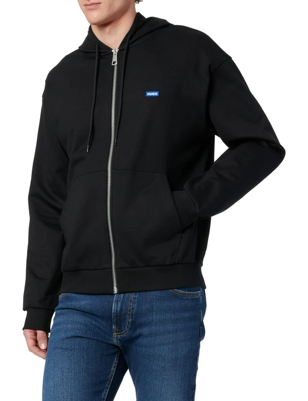 HUGO Men's Nadarasi 10249110 01 Sweatshirt, Black001,