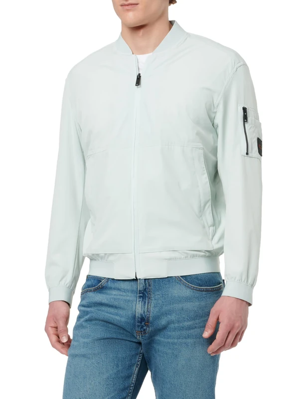 BOSS Men's Oneth 10257695 01 Outerwear_Jacket, Open Blue474, 44