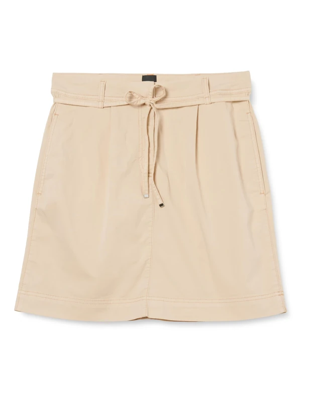 BOSS Women's C_Varachute-D 10267071 01 Skirt_Flat, Open Beige287,