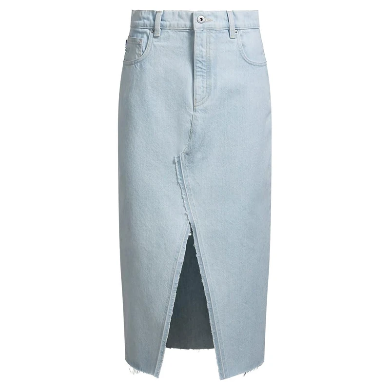 HUGO Women's Galita_1_B 10266024 01 Jeans_Skirt, Turquoise/Aqua441, XS