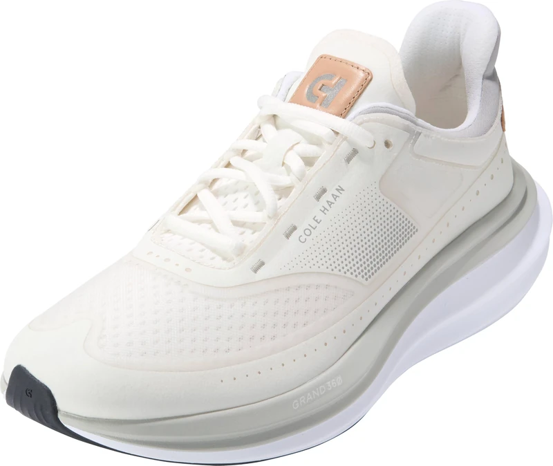 Cole Haan Men's OriginalGrand Quadstar Running Sneaker, Optic White/Nimb Cld, 12-M UK