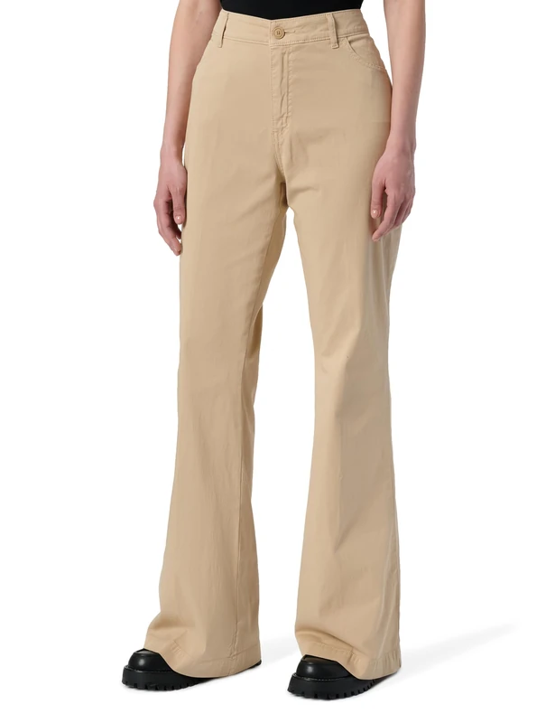 HUGO Women's Hizama-1-D_B 10270263 01 Trousers_Flat, Open Beige280,