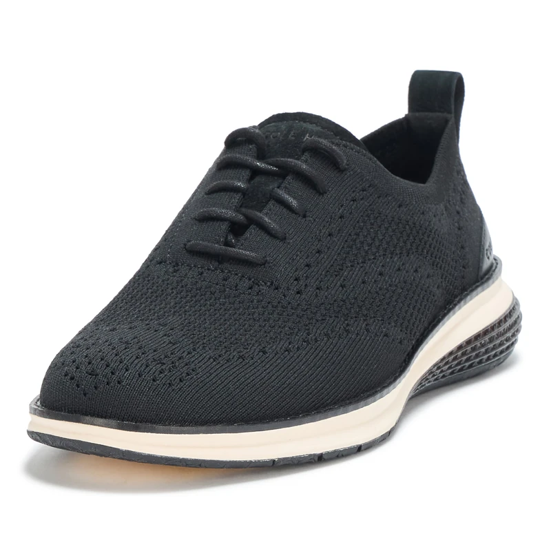 Cole Haan Men's OriginalGrand Energyweave Stitchlite Wing Oxford, Black/Ivory/Ivory, 12-M UK - Image 1