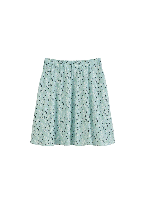 Marc OߴPolo Denim Women's A-line Mini Skirt with Elasticated Waist, Multicolor (Light Blue Multi 05), M