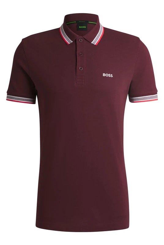 BOSS Men's Paddy 10241663 01 Polo, Medium Red614,