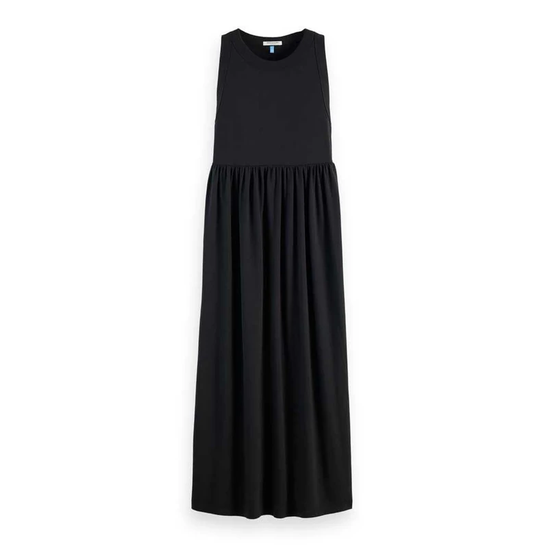 Scotch & Soda Women's Tank Jersey midi Dress Casual, Black, L