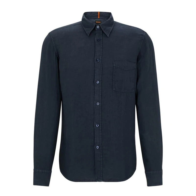 BOSS Men's Relegant_6_M 10267858 01 Shirt, Dark Blue404,