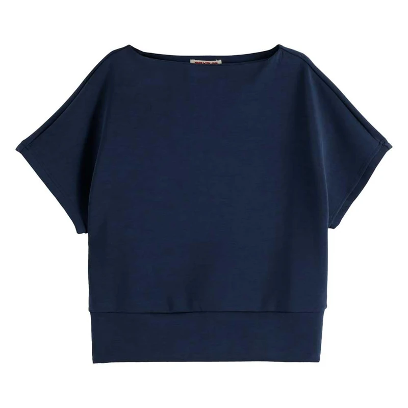 Scotch & Soda Women's Tencel Sleeveless Sweatshirt, Midnight Blue, XS