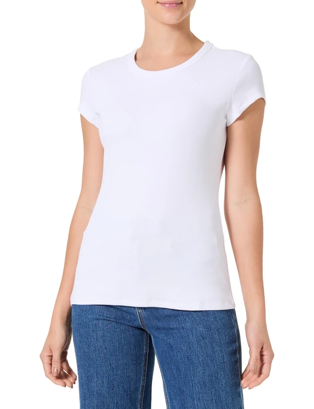 BOSS Women's C_Esima 10270749 01 T_Shirt, White100,