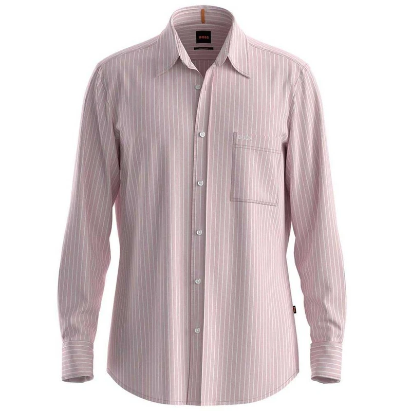BOSS Men's Relegant_6_M 10267891 01 Shirt, Open Pink694,