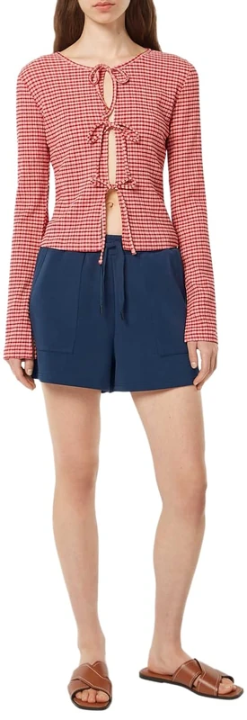 Scotch & Soda Women's Tencel Shorts Shorts, Roadside Red 623, - Image 1