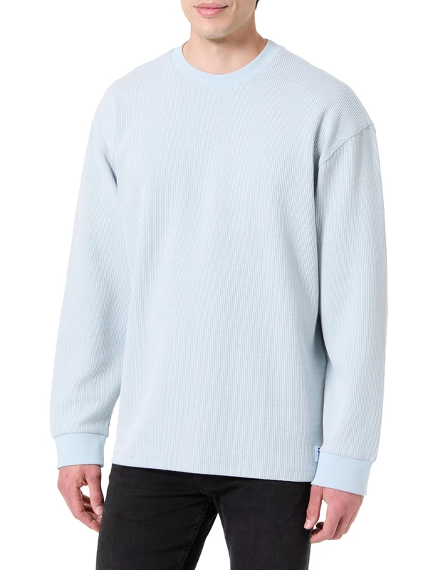 HUGO Men's Nuwolo 10268873 01 T_Shirt, Open Blue487, M