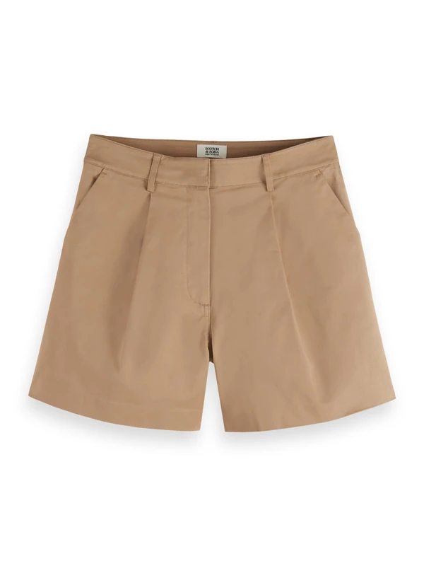 Scotch & Soda Women's Core Abott Chino Shorts, Desert Sand, 32W