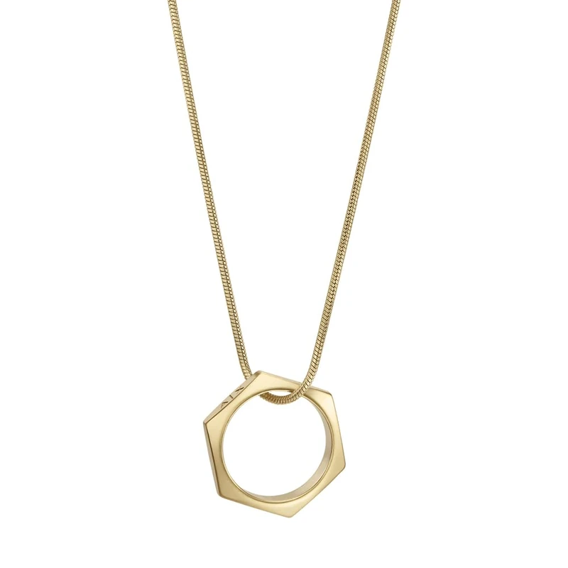 Armani Exchange Men's Gold Stainless Steel Pendant, AXG0136710