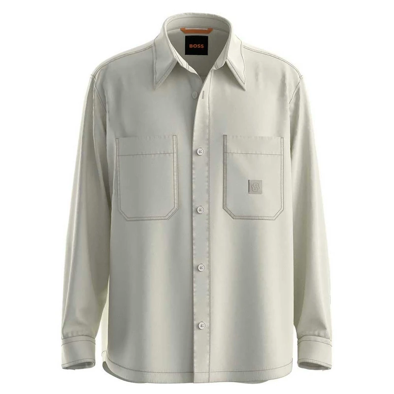 BOSS Men's Lerato_M 10260294 01 Shirt, Light Beige271,