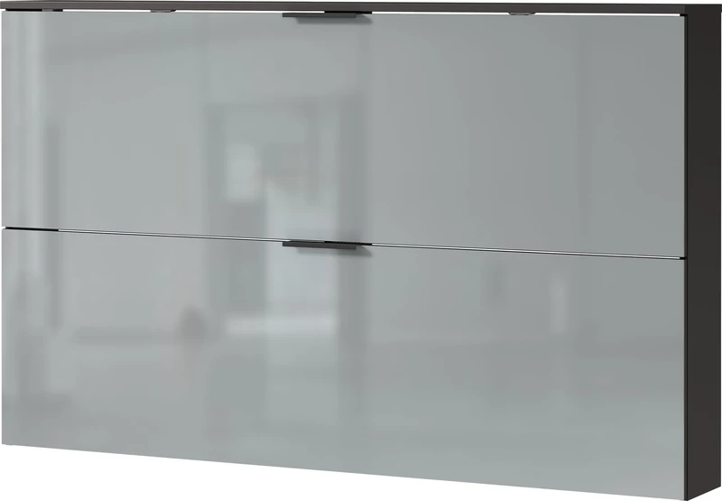 Germania GW-VALEGA Shoe Cabinet - Graphite/Silver Grey 140cm