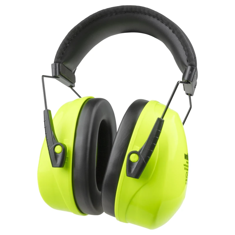 Wolfcraft Kids Earmuffs, Green, 4960000, for use Under Light Noise Exposure
