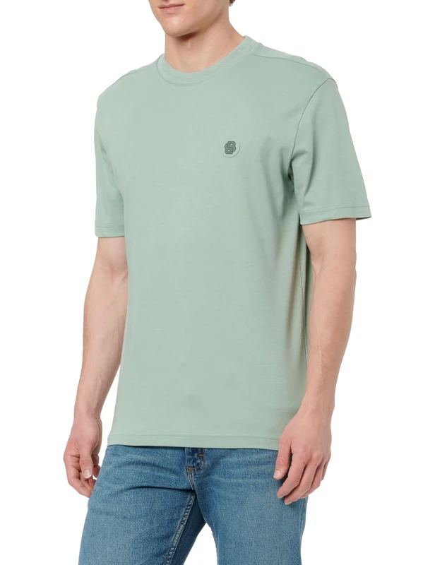 BOSS Men's Tee TL 10268635 01 T_Shirt, Dark Blue402,