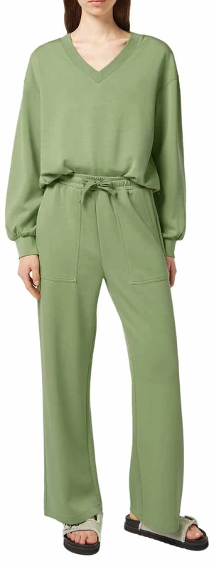 Scotch & Soda Women's Wide Leg Modal Sweatpants Casual Pants, Pistachio 357,
