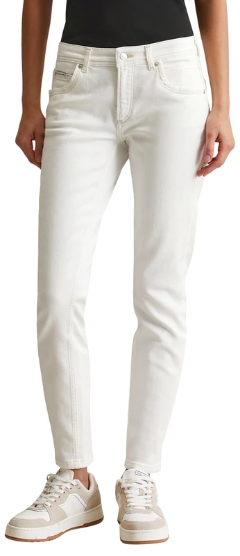 Marc OߴPolo Denim Women's Slim Fit Jeans with Stretch, Multicolor (White Multi 01), W32/L30