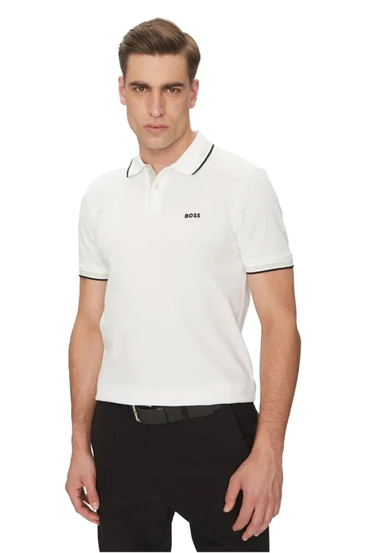 BOSS Men's Paul 10255848 01 Polo, Natural106,
