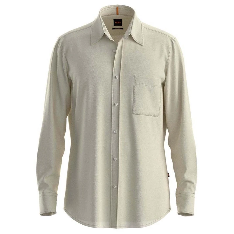 BOSS Men's Relegant_6_M 10267858 01 Shirt, Light Beige271,