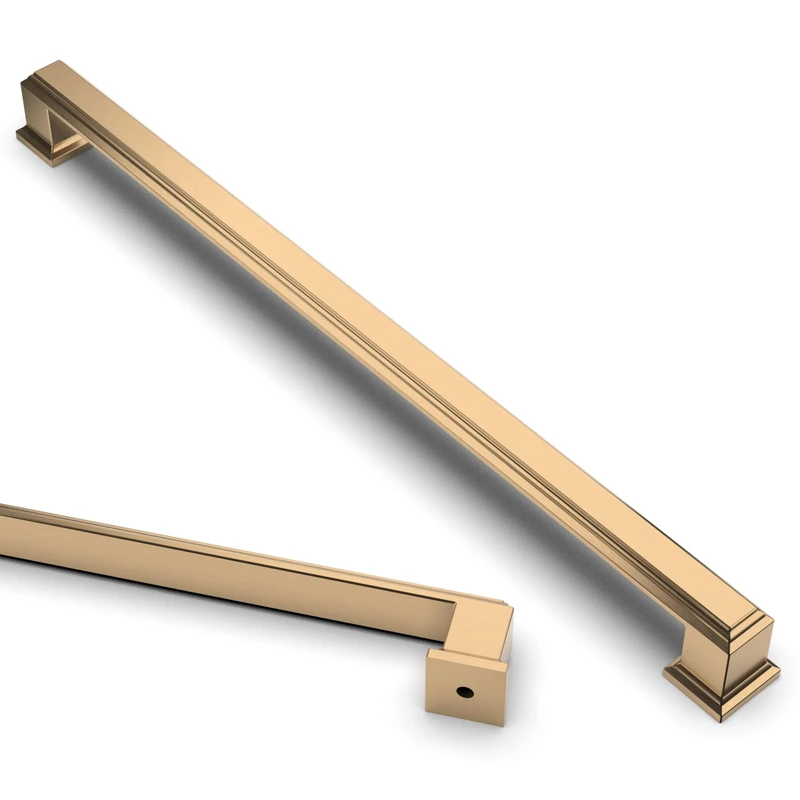 Asidrama 6 Pack 11.3 Inch(288mm) Champagne Bronze Cabinet Pulls - Kitchen Cabinet Hardware