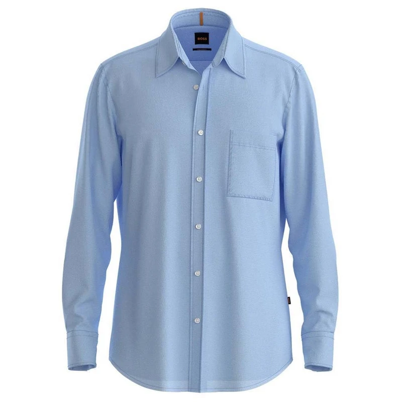 BOSS Men's Relegant_6_M 10267858 01 Shirt, Open Blue460, - Image 1