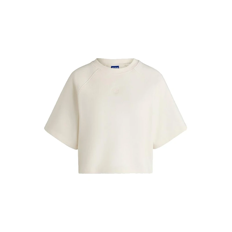 HUGO Women's Dorlina_B 10270025 01 T_Shirt, Open White110, XL