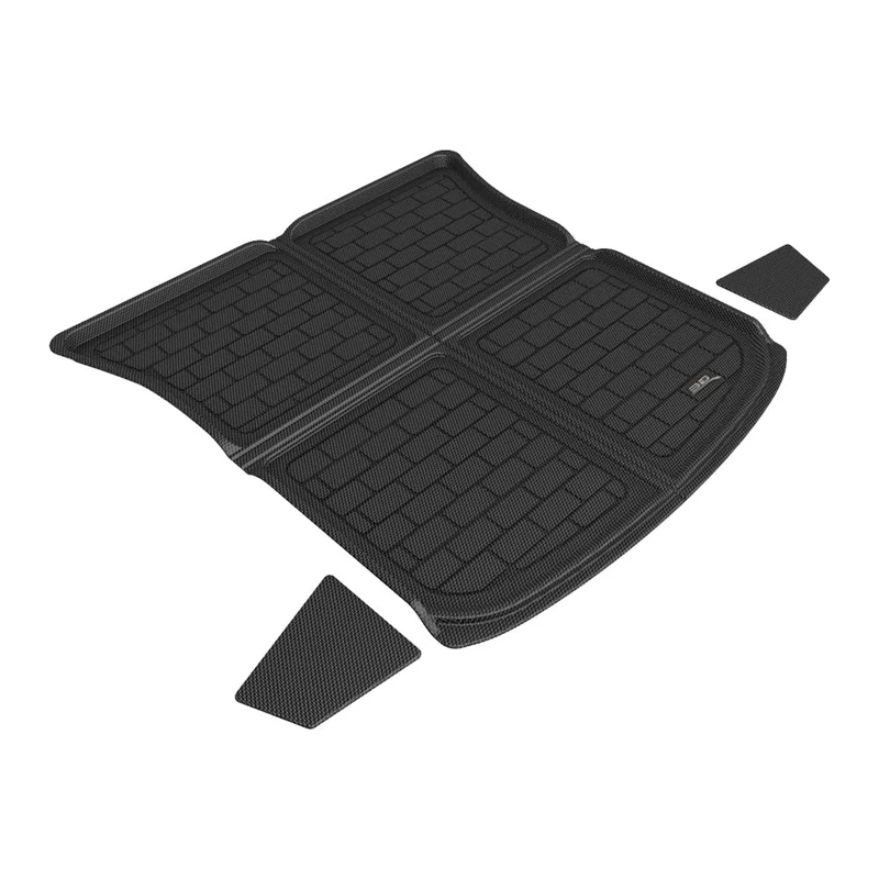 3D MAXpider All-Weather Boot Mats for TESLA Model Y 2020-2024+ Custom Fit Car Boot Liners (Upper Position), Black