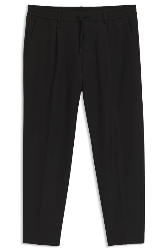 BOSS Men's T_Convert-Pleat 10268853 01 Trousers_Flat, Black001,