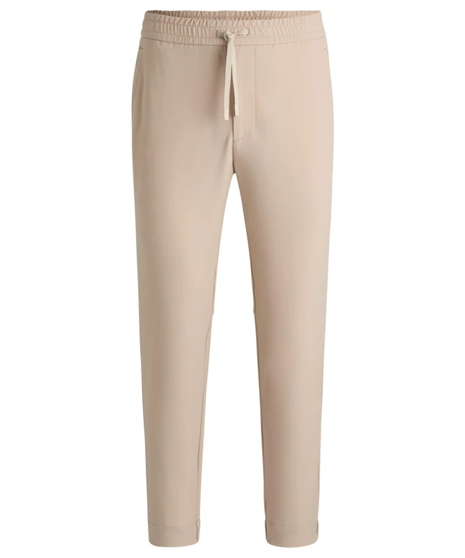 BOSS Men's T_Flex 10268853 01 Trousers_Flat, Medium Beige269, 52