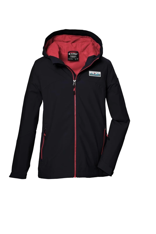 Killtec KOS 146 GRLS JCKT 43218-000 Girls' Functional Waterproof Rain Jacket with Hood Dark Navy 140