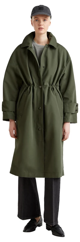 United Colors of Benetton Women's Spolverino 241xdn07i Jacket, Green, M