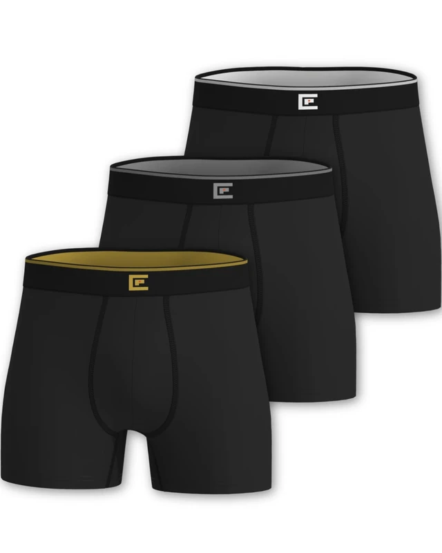 Pierre Calvini Bamboo Mens Boxers – Soft, Breathable & Anti Chafe Mens Underwear – Moisture Wicking Boxers for Men with Longer Leg & No Itchy Labels - Men's Boxer Shorts Multipack (3/6-Pack)