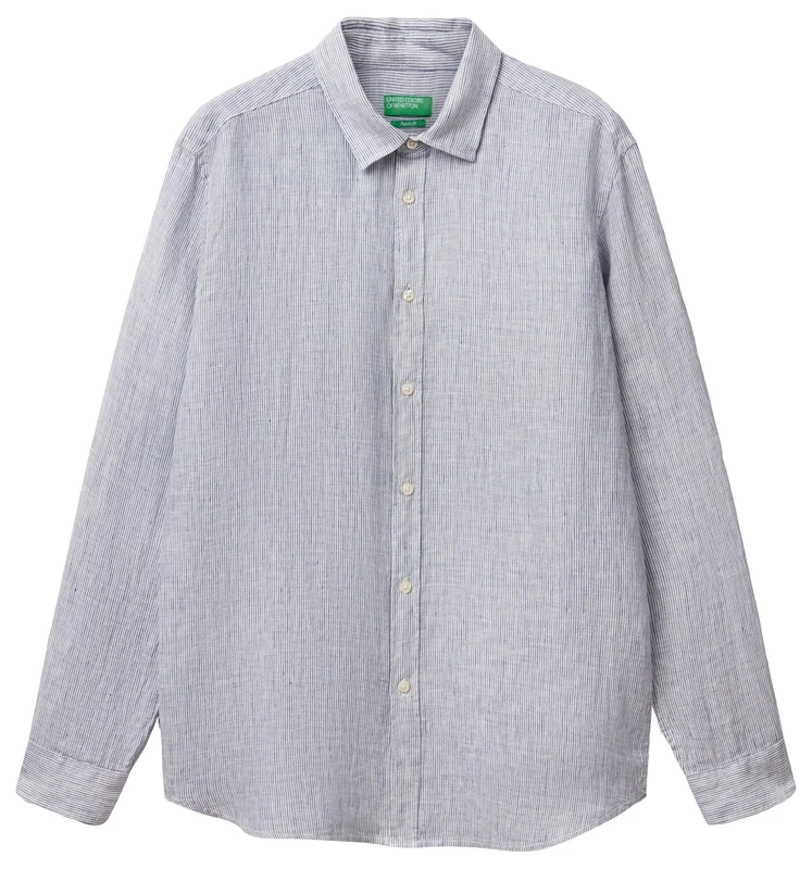 United Colors of Benetton Men's Shirt, White, XS