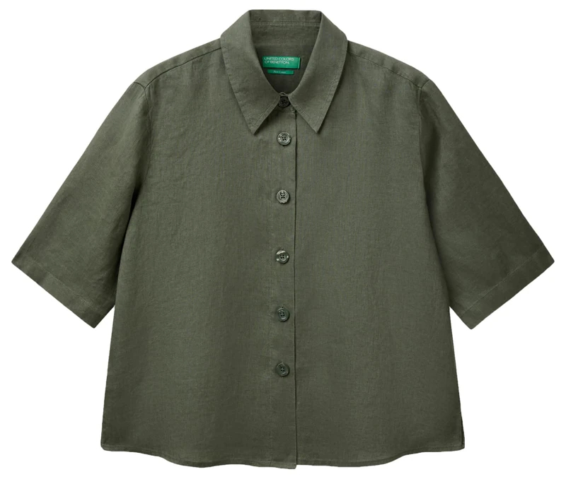 United Colors of Benetton Shirt, Green, XL