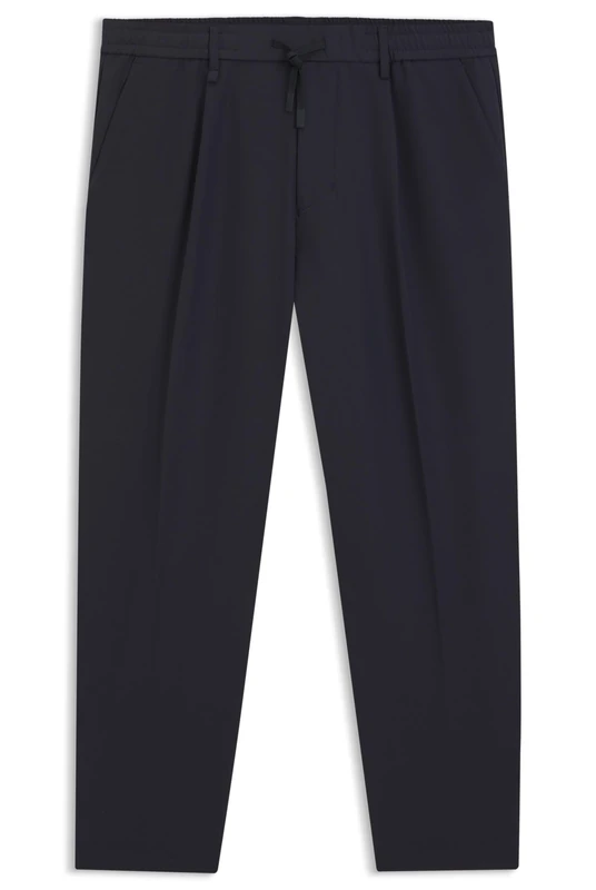 BOSS Men's T_Convert-Pleat Trousers_Flat, Dark Blue, 5 Years