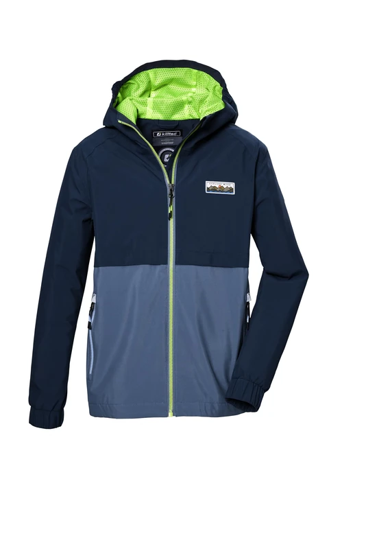 Killtec Boys' Kos 141 Bys Jacket Functional Jacket Waterproof/Rain Jacket with Hood