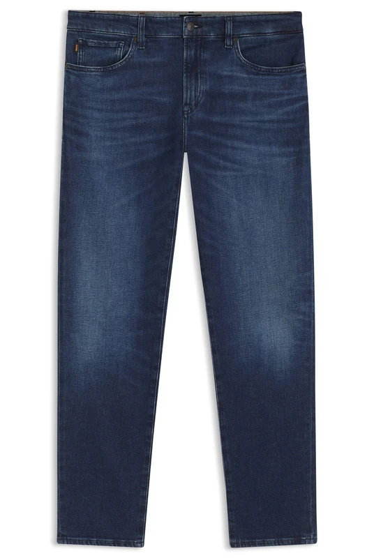 BOSS Mens RE.Maine BO Maine Regular-fit Jeans in Blue Comfort-Stretch Denim