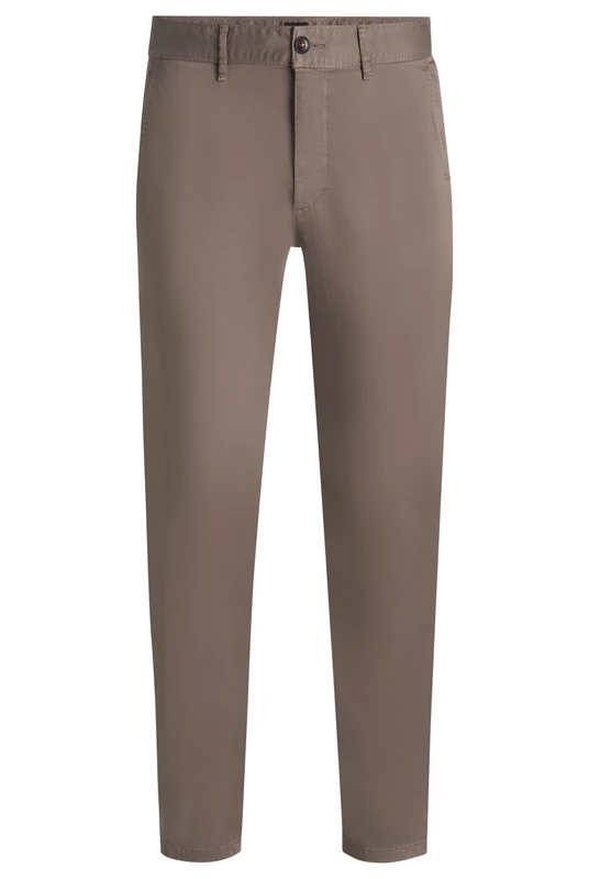 BOSS Men's Chino_Slim 10242156 01 Trousers_Flat, Open Beige294, - Image 1