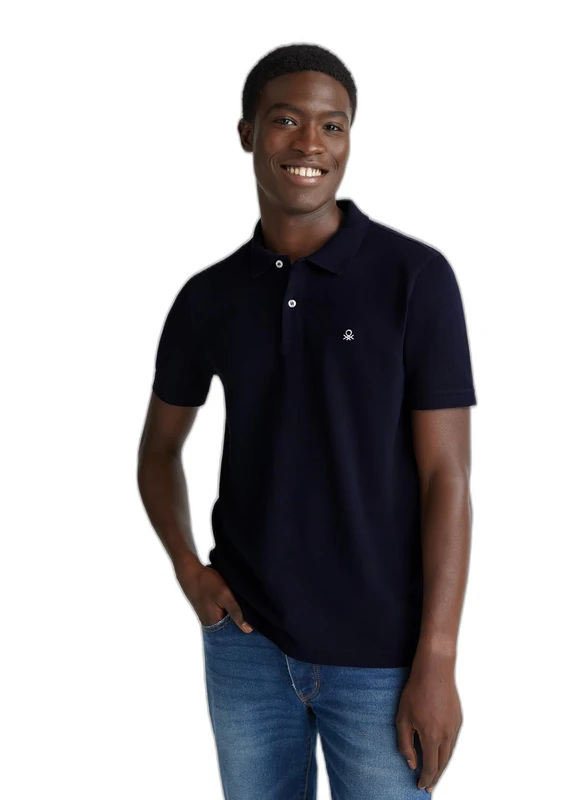 United Colors of Benetton Polo Shirt M/M, Black, S