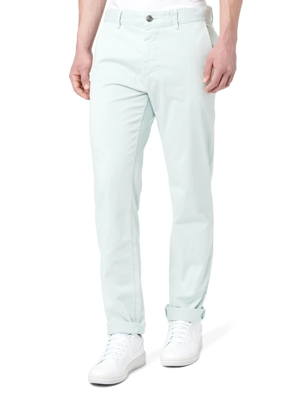 BOSS Men's Chino_Slim 10242156 01 Trousers_Flat, Open Blue474,