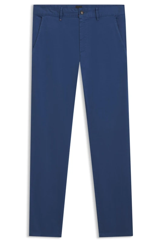 BOSS Men's Chino_Slim 10242156 01 Trousers_Flat, Open Blue466, 48W x 36L