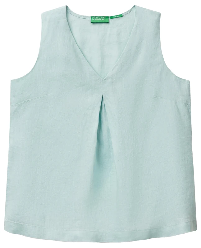 United Colors of Benetton Blouse, Green, M - Image 1