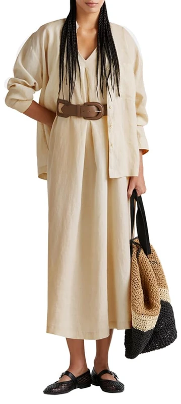 United Colors of Benetton Dress, Beige, M