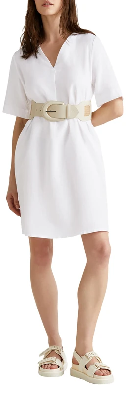 United Colors of Benetton Dress, White, XS